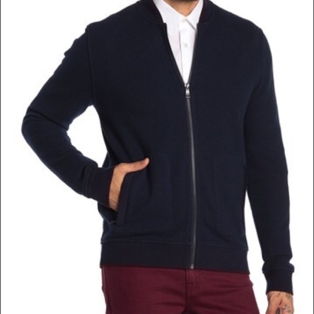 Toscano Textured Full Zip Bomber Jacket Sz. XXL
